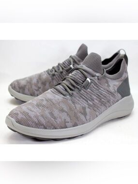 FootJoy Flex XP Spikeless Mens Sz US 11.5 Gray Knit Camo Golf Casual Shoes 56272